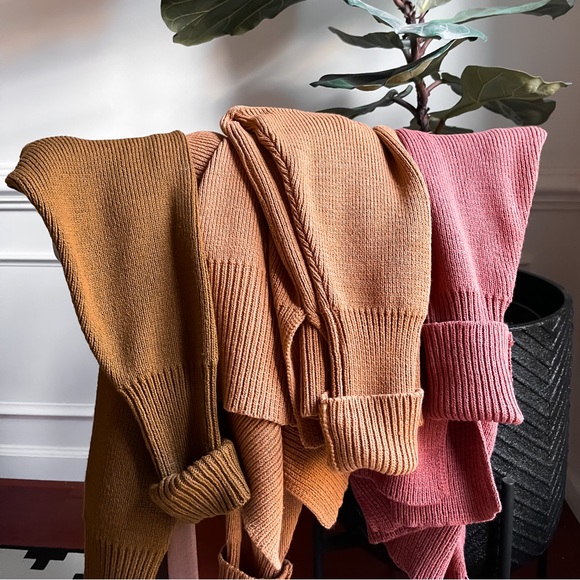 Coco Mock Neck Sweater in Toffee - Picture 3 of 4